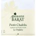 Domaine Barat Le Padabu Petit Chablis 2013 Front Label