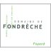 Domaine de Fondreche Fayard Rouge 2013 Front Label