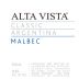 Alta Vista Classic Malbec 2014 Front Label