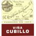 R. Lopez de Heredia Vina Cubillo Crianza 2008 Front Label