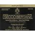 Secco Bertani Valpolicella Valpentana 1998 Front Label