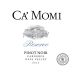 Ca' Momi Reserve Pinot Noir 2013 Front Label