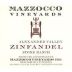 Mazzocco Stone Ranch Zinfandel 1996 Front Label