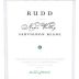 Rudd Sauvignon Blanc 2001 Front Label