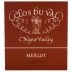 Clos Du Val Merlot 2001 Front Label