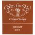 Clos Du Val Merlot 2004 Front Label