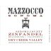 Mazzocco Dry Creek Zinfandel 2018  Front Label