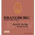 Brandborg Cellars Bench Lands Pinot Noir 2006  Front Label