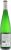 Back shot of wine bottle