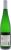 Back shot of wine bottle