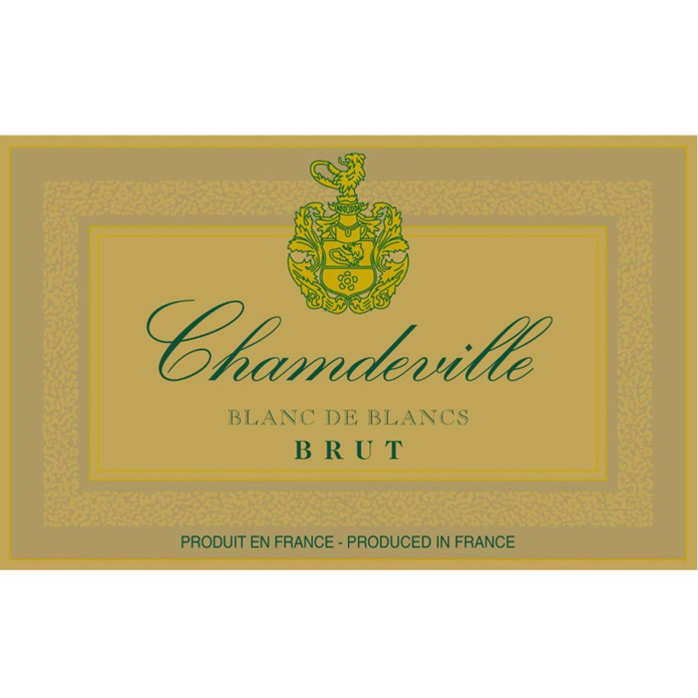 Flat front label of wine