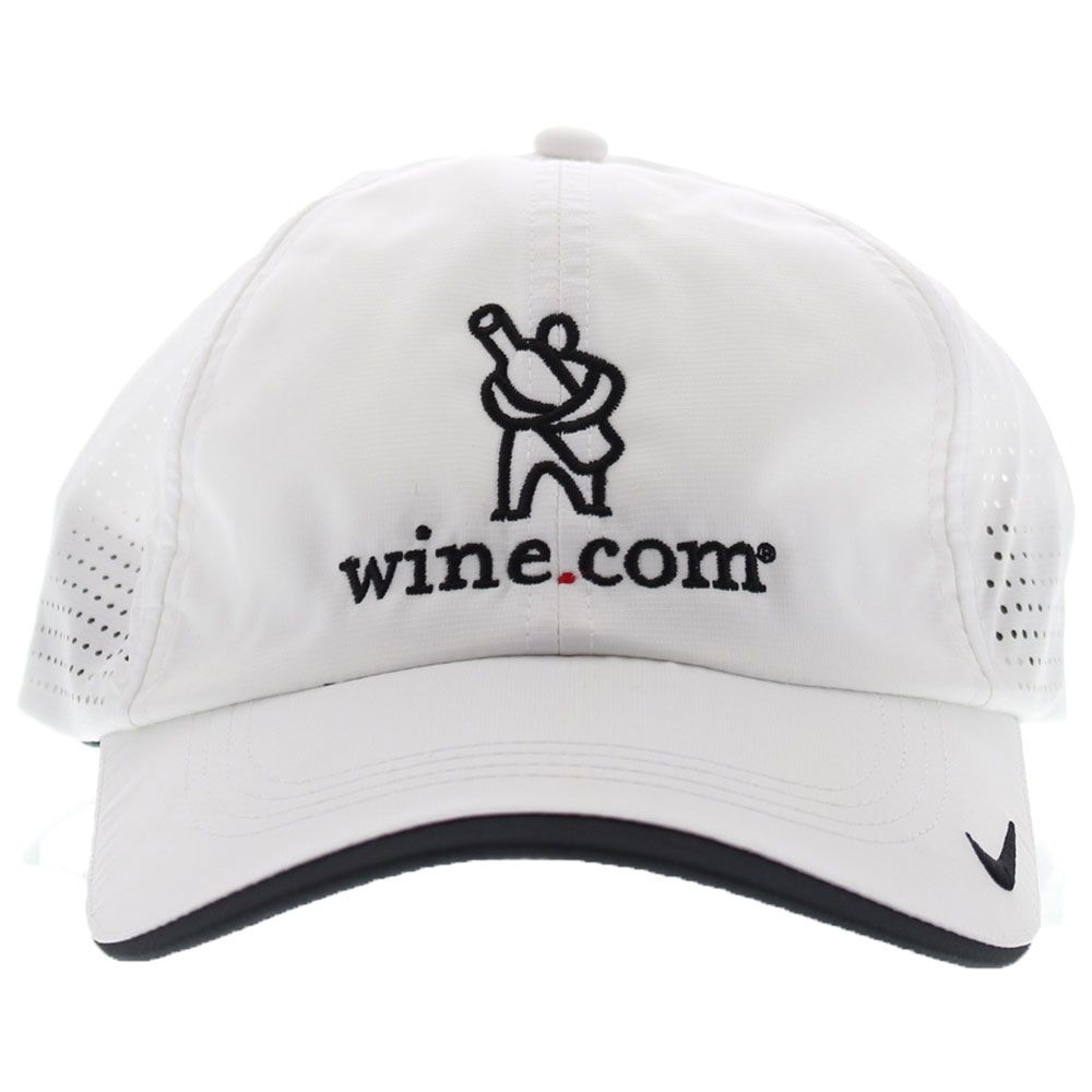 white dri fit hat