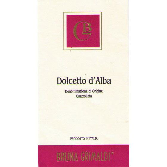 Flat front label of wine