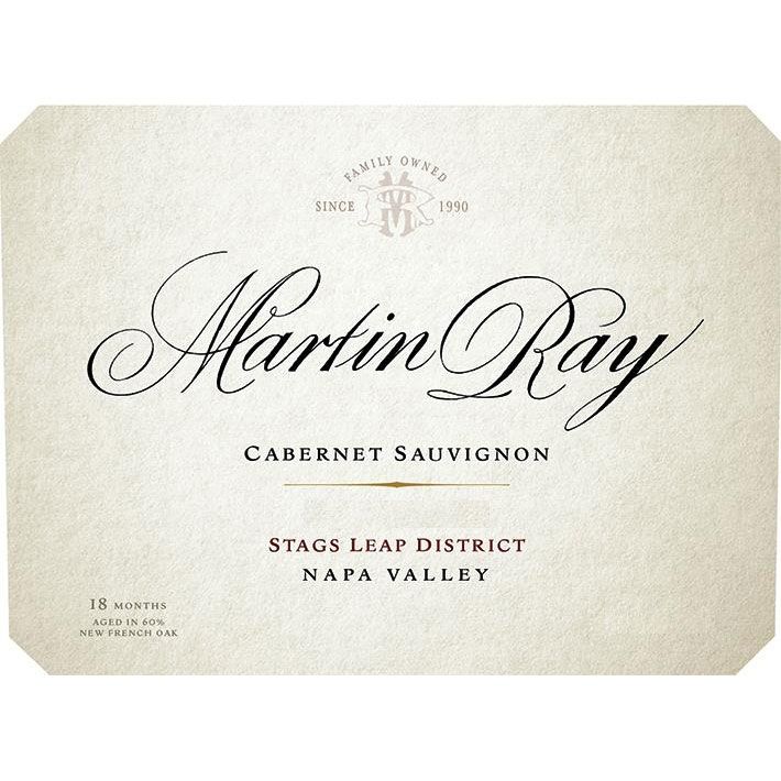 Flat front label of wine