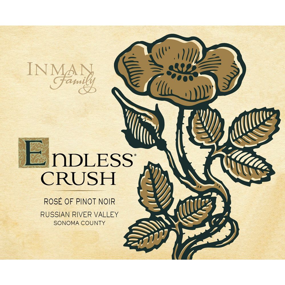 Inman Family Endless Crush Rose of Pinot Noir 2017 Front Label