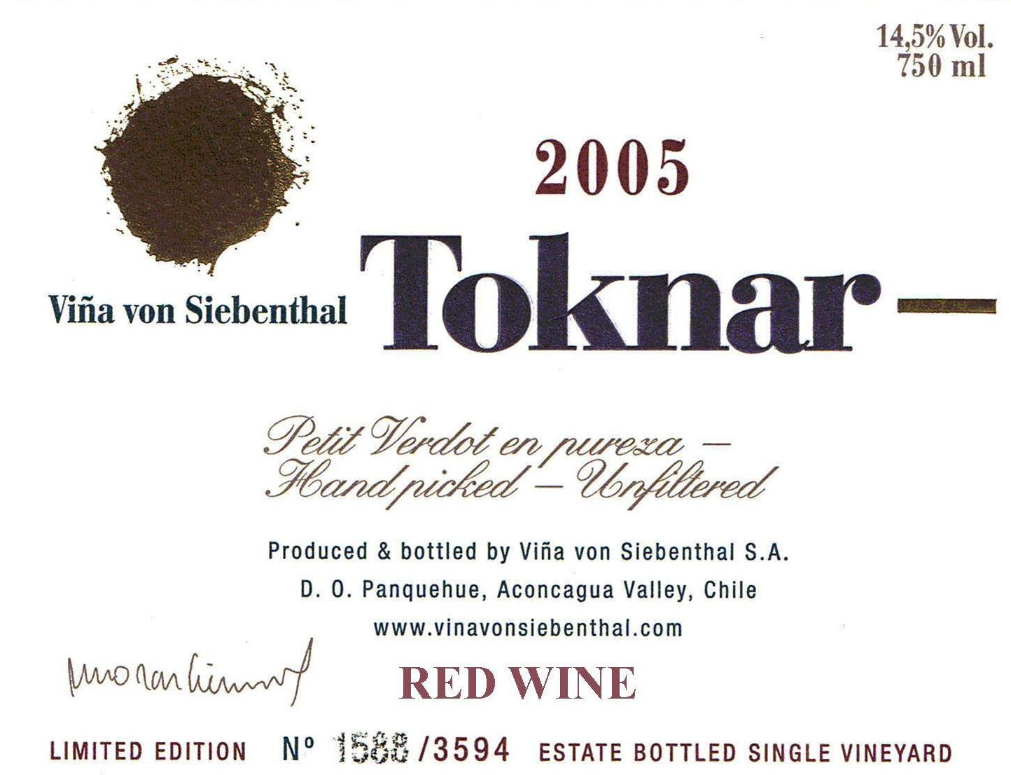 Vina von Siebenthal Wine Learn About & Buy Online