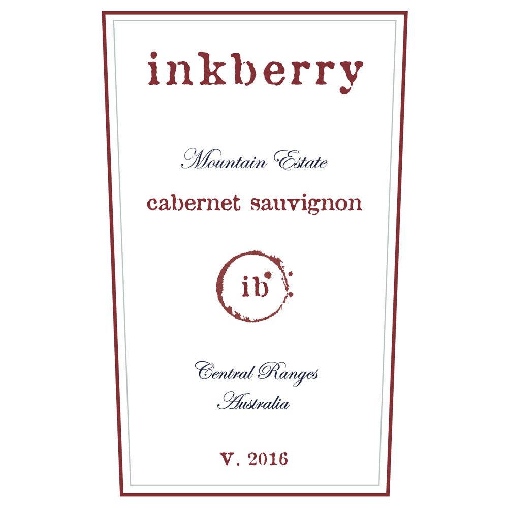 Inkberry Mountain Estate Cabernet Sauvignon 2016 Front Label