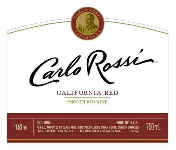 Carlo Rossi Wine Learn About & Buy Online