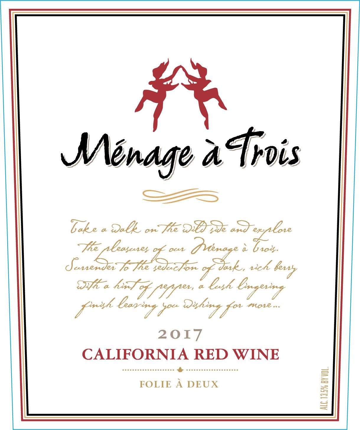 Menage A Trois Wine Learn About Buy Online Wine