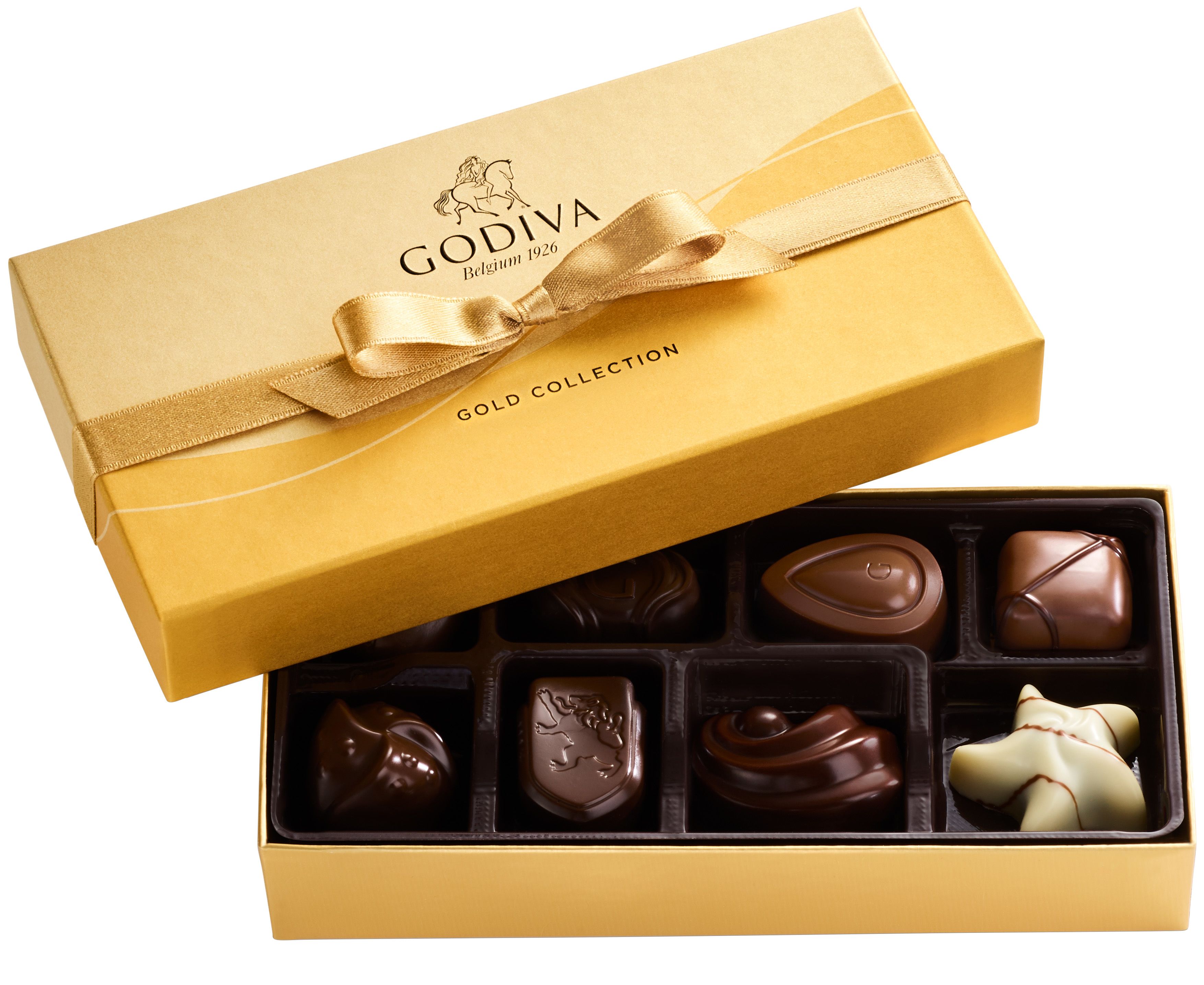 wine.com Godiva Gold Ballotin, 8pc  Gift Product Image
