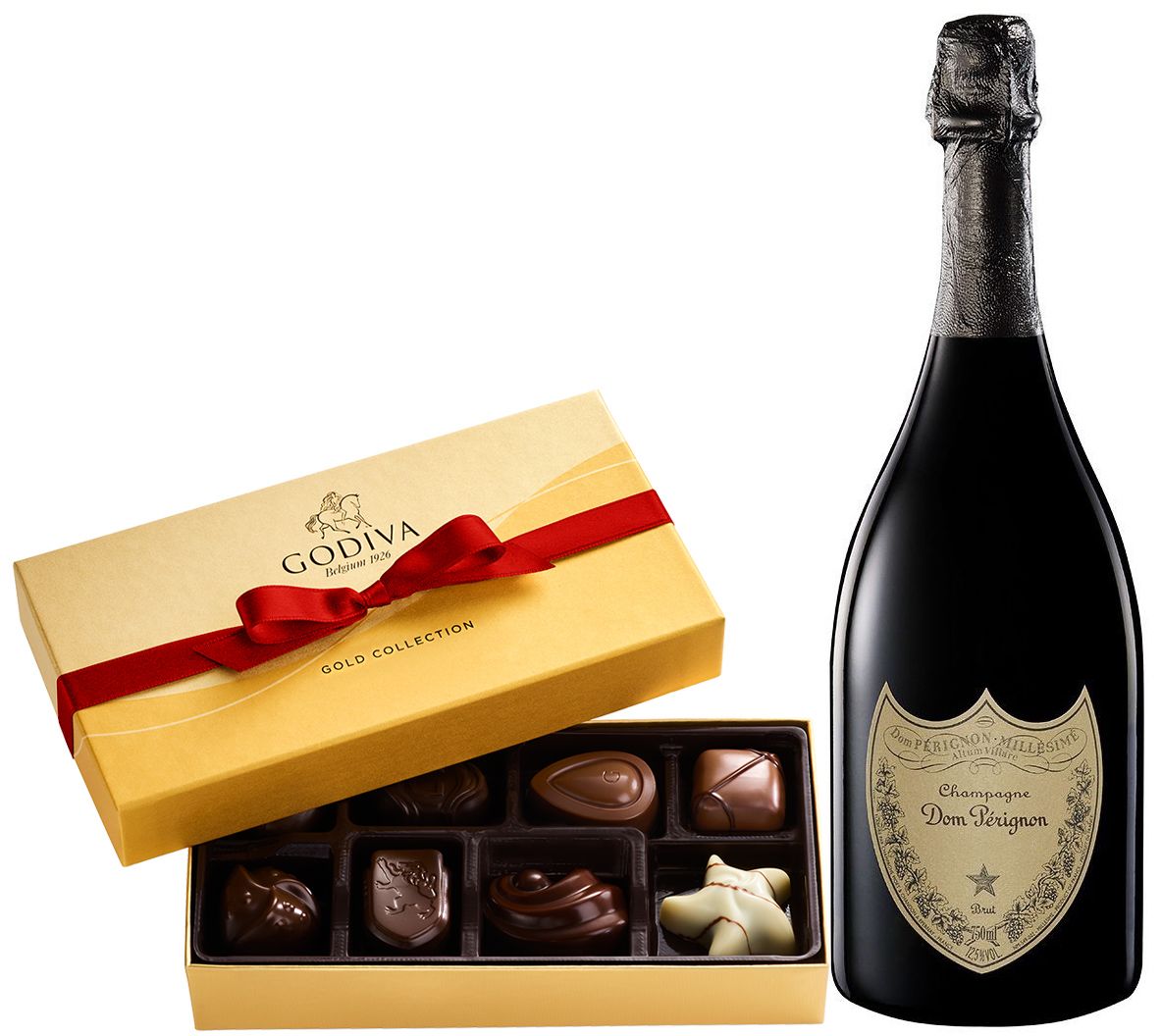 wine.com Dom Perignon & Godiva Gift Set  Gift Product Image