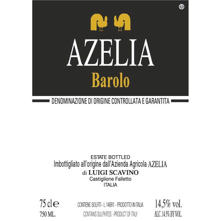 Flat front label of wine
