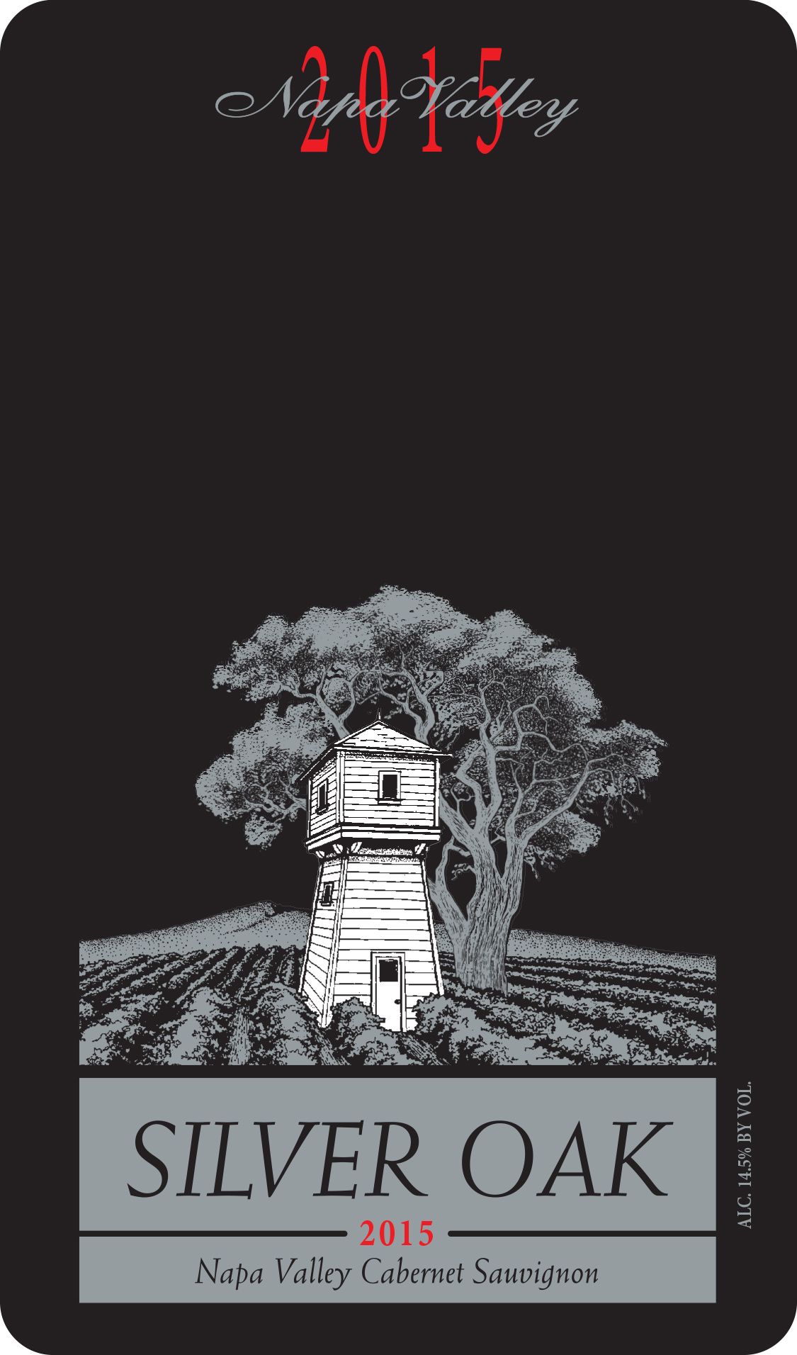 Silver Oak Napa Valley Cabernet Sauvignon 2015  Front Label