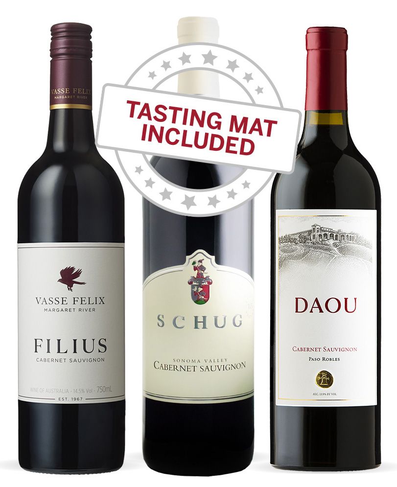 wine.com Wine Tasting Trio: Cabernet Sauvignon  Gift Product Image