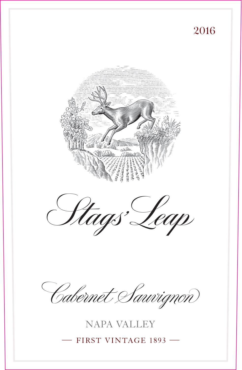 Stags' Leap Winery Napa Valley Cabernet Sauvignon 2016 Front Label