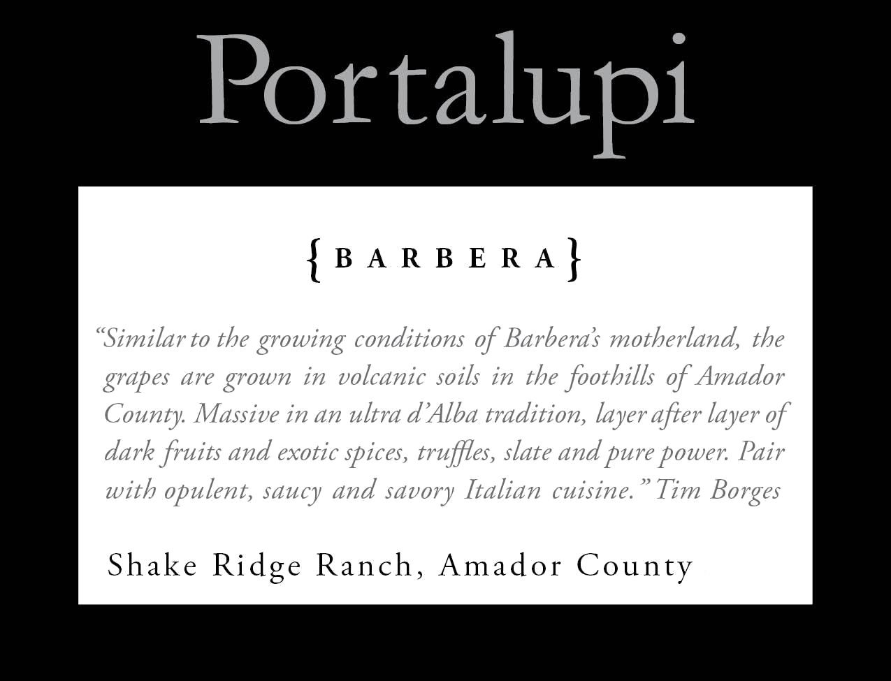 Flat front label of wine