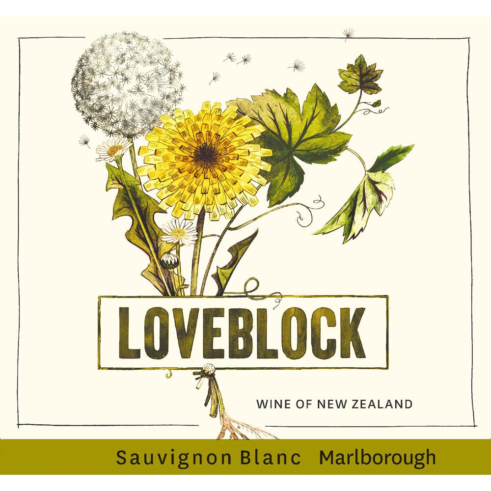 Loveblock Sauvignon Blanc 2019  Front Label