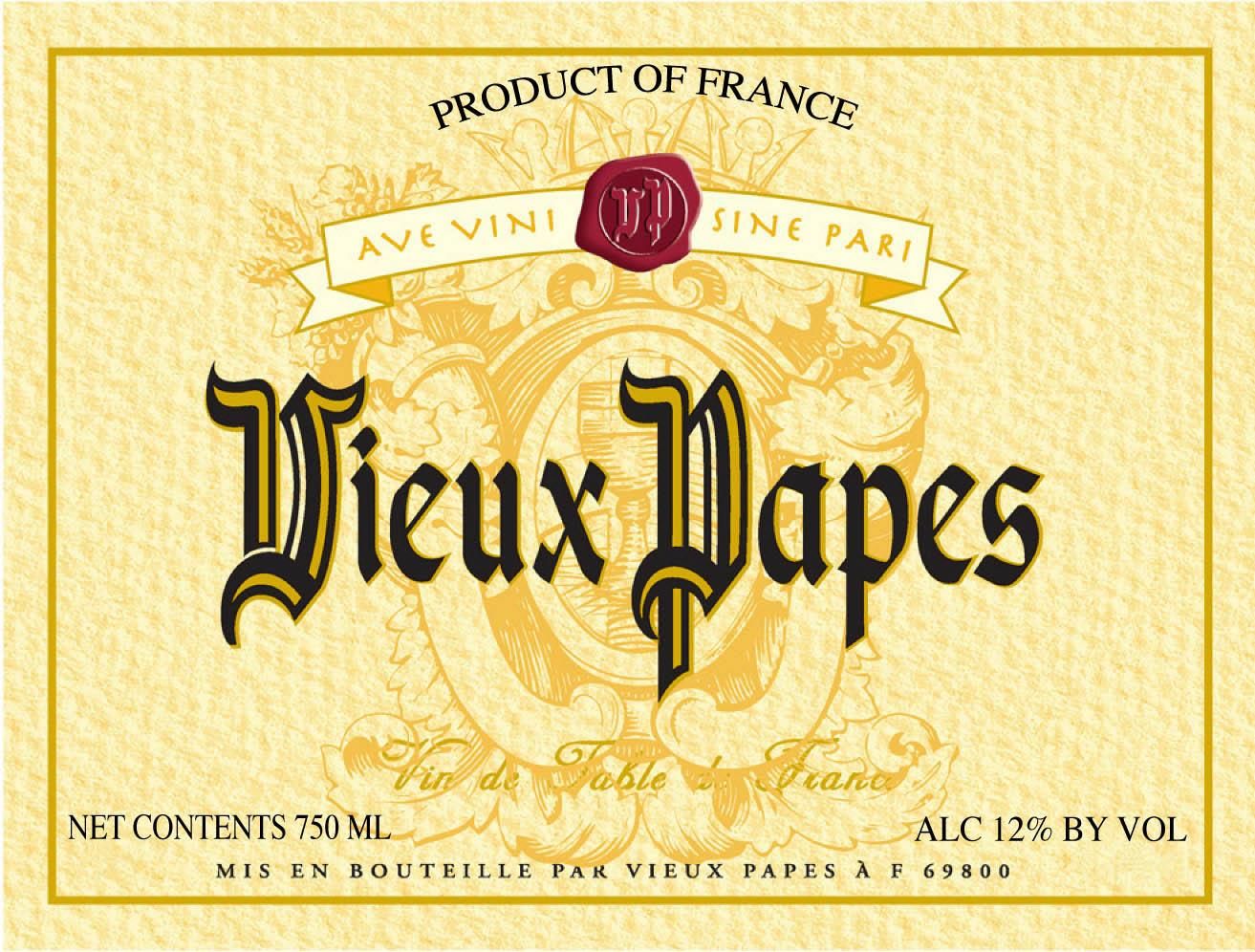 Vieux Papes Wine Learn About & Buy Online