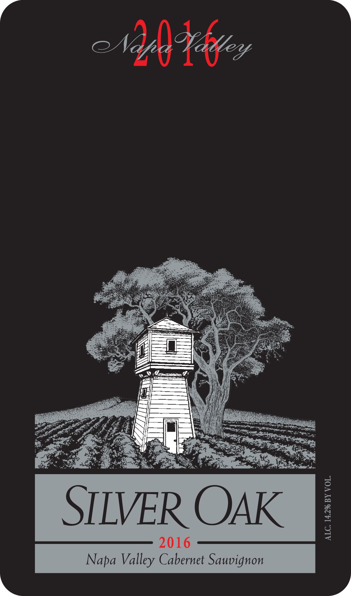 Silver Oak Napa Valley Cabernet Sauvignon 2016  Front Label