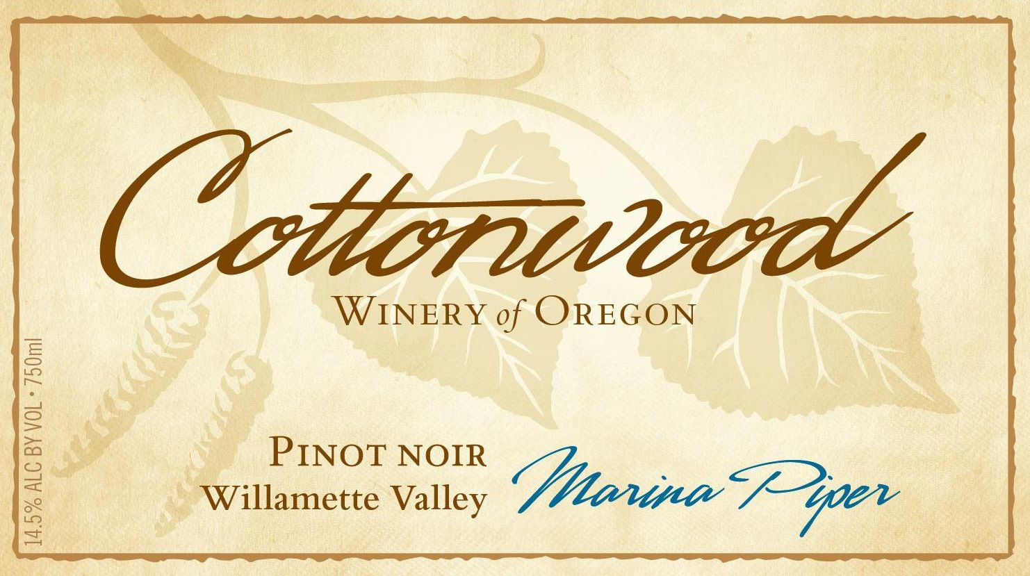 Cottonwood Winery of Oregon Learn About & Buy Online