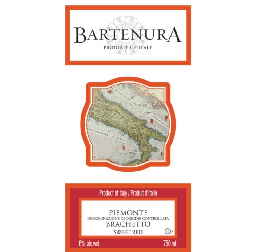 Bartenura Brachetto (OU Kosher) 2018 Front Label