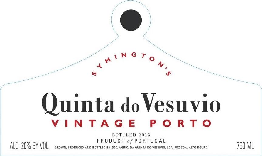 Quinta do Vesuvio Vintage Port 2017  Front Label