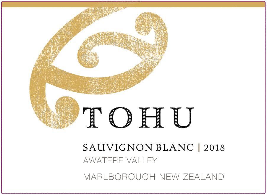 Tohu Sauvignon Blanc 2018 Front Label