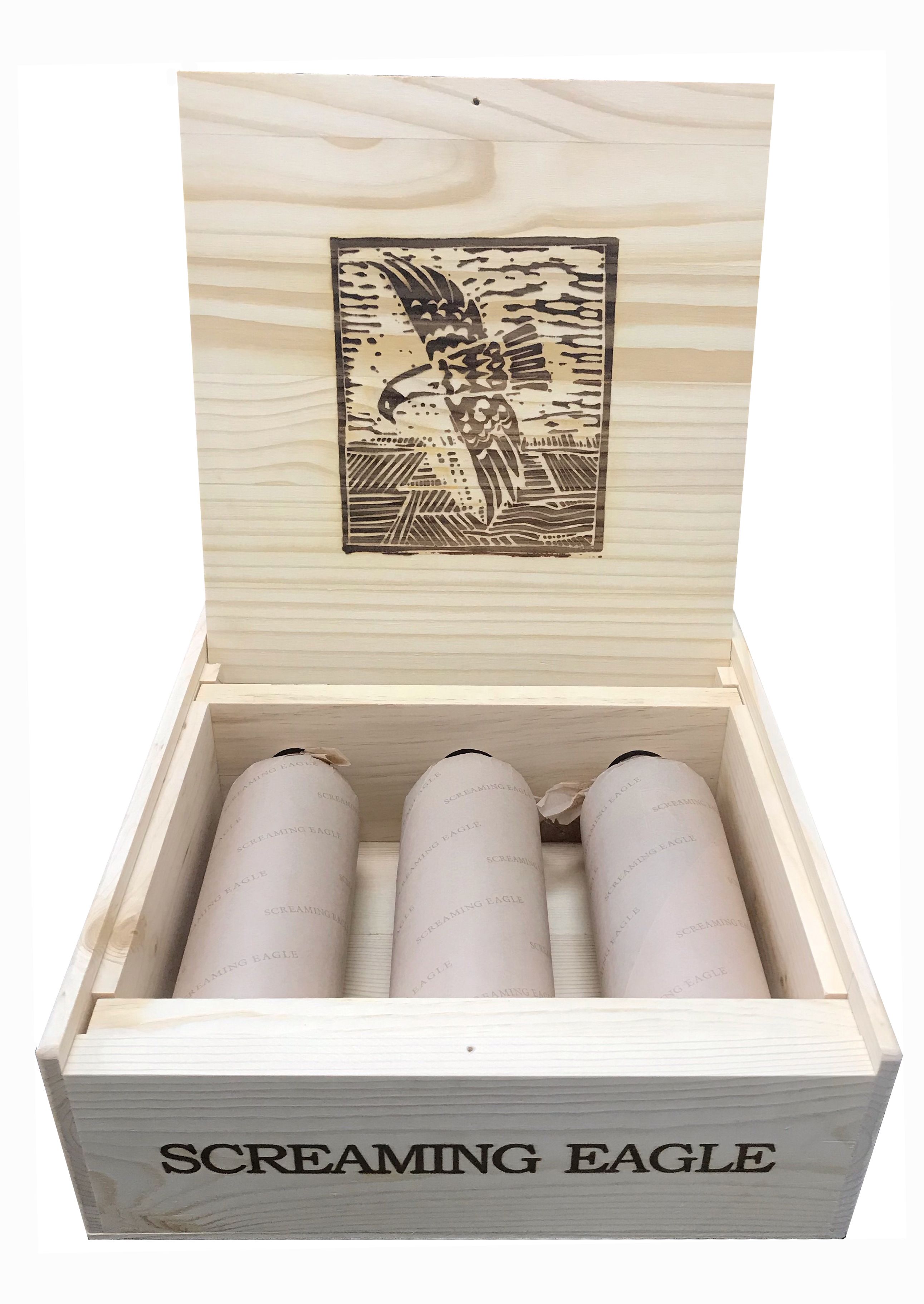 Front shot of wine bottle