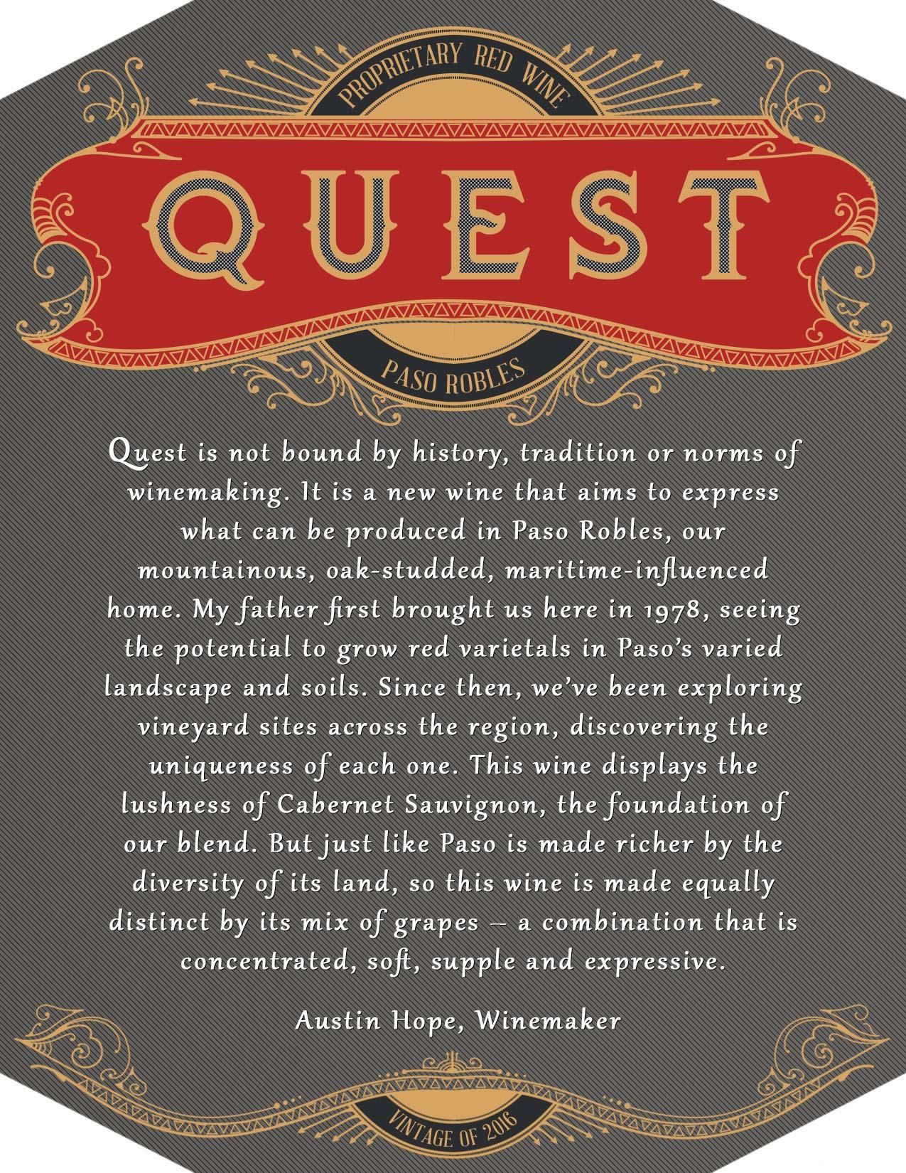 Quest Wine Learn About & Buy Online