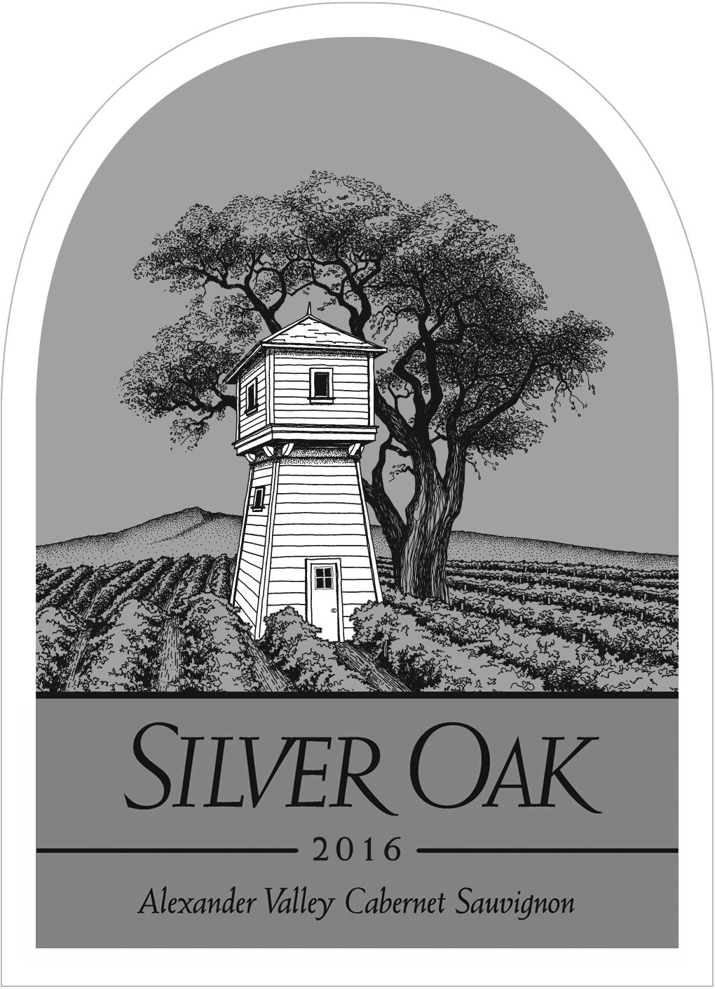 Silver Oak Alexander Valley Cabernet Sauvignon 2016  Front Label