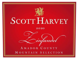 Scott Harvey Mountain Selection Zinfandel 2020