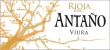 Flat front label of wine