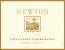 Flat front label of wine
