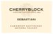 Flat front label of wine