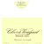 Flat front label of wine
