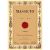 Flat front label of wine