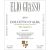 Flat front label of wine