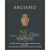 Flat front label of wine