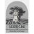 Flat front label of wine