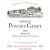 Flat front label of wine
